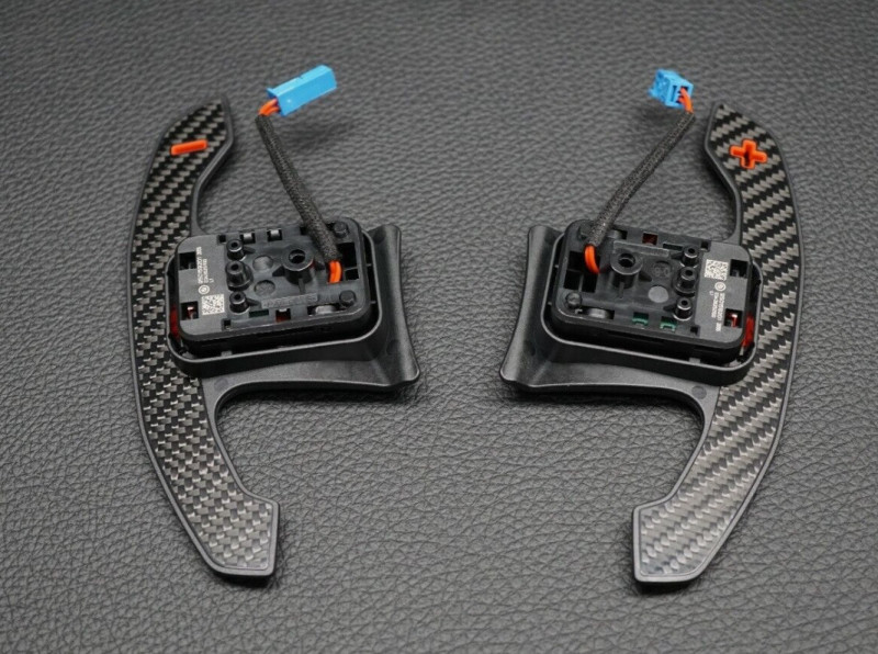Jeu manettes de sélection de rapports en carbone (CFK) M Performance pour BMW X3 G01 X3 M F97 X4 G02 X4 M F98