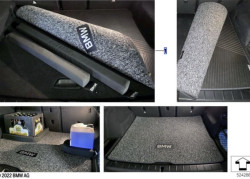 Tapis réversible de compartiment à bagages pour BMW iX3 NA5