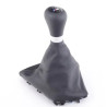 Pommeau de levier de vitesses "M" cuir avec insert décoratif chromé (avec soufflet)  BMW X1 F48 X2 F39