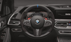Jeu complet volant M Performance Pro avec cache carbone/Alcantara et palettes de commande carbon pour BMW X3M F97 X4M F98