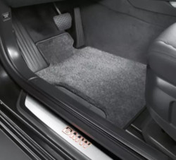Jeu de tapis de sol velours (couleur au choix) pour BMW Série 7 F02 Limousine
