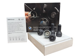 Jeu d'écrous antivol de roues BMW Série 1 F20 F21 F40 F70