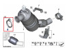 Collier de serrage plat avec joint pour catalyseur BMW Série 1 E81 E82 E87 E88 F20 F21 F40 F70 (diesel uniquement)
