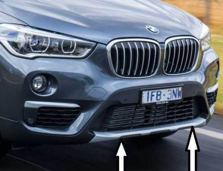 Habillage guidage d'air finition Xline pour BMW X1 F48