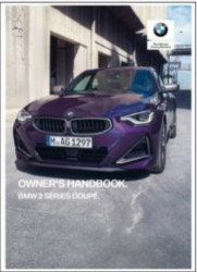 Notice d'utilisation du véhicule pour BMW Série 2 G42