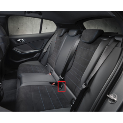 Cache isofix de banquette arrière pour BMW Série 1 F70
