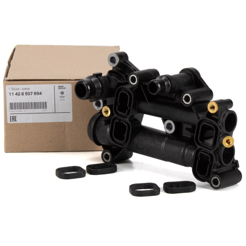 Boîtier de thermostat avec thermostat pour BMW Série 7 F01 F02 (phase 2 uniquement)