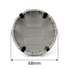 Cache-moyeu BMW (diamètre 68MM) pour jantes alliage BMW Série 3 E36 E46 E90 E91 E92 E93 F30 F31