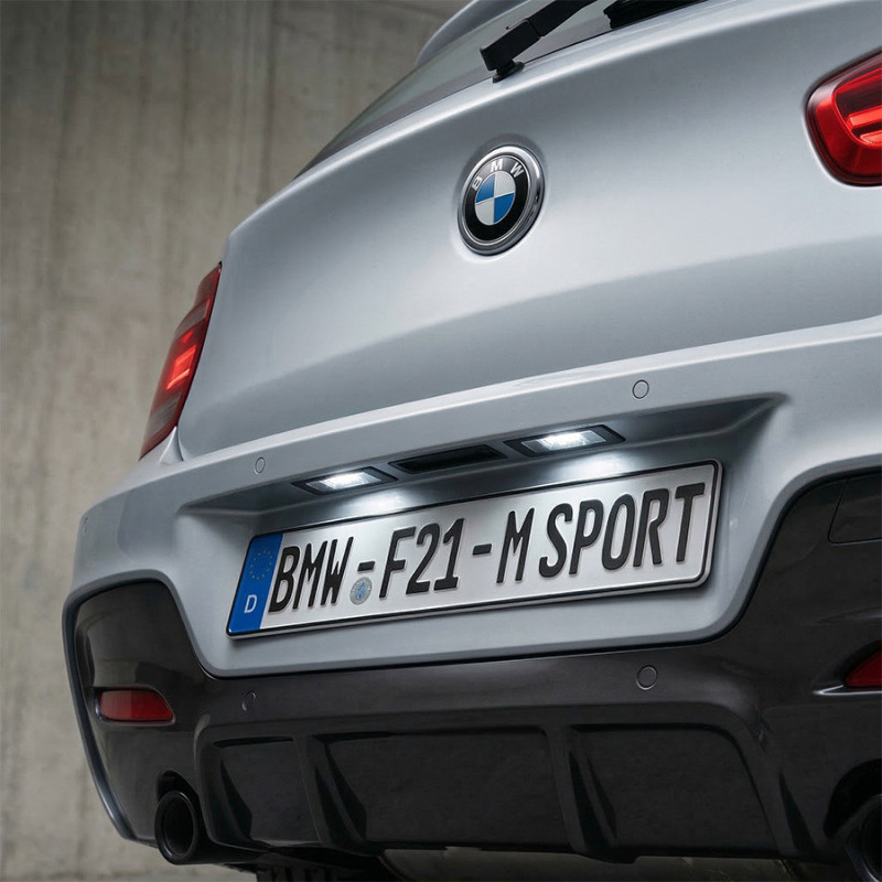 Eclairage de plaque LED pour BMW Série 1 E81 E82 E87 E88 F20 F21