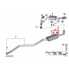 Silentbloc de ligne echappement silencieux central - BMW Série 1 E81 E82 E87 E88