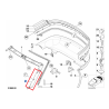 Recouvrement de montant (schwarz ) montant de porte avant / pare-brise (coté au choix) pour BMW Z3 E36