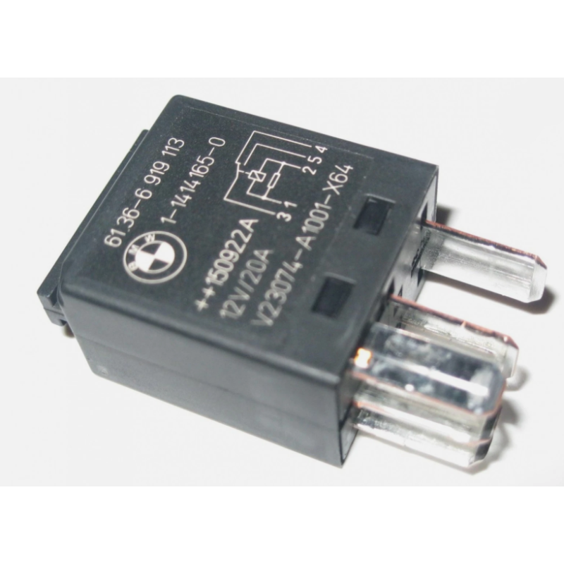 Relais K6 inverseur noir pour BMW Série 1 E81 E82 E87 E88 F20 F21
